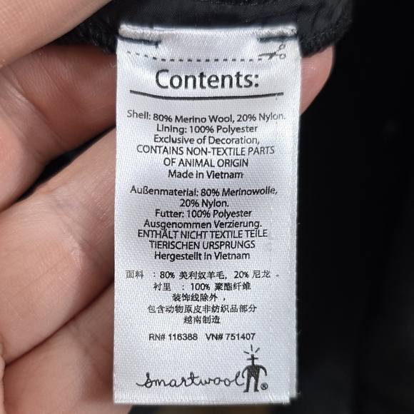 Smartwool Campbell Creek Merino Wool Herringbone Jacket - Picture 7 of 7